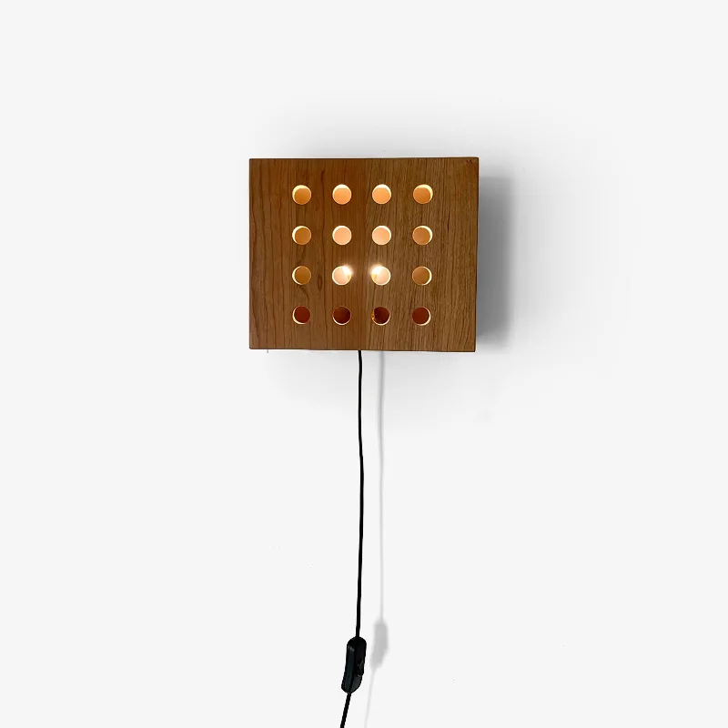 metal wall lamps with a matte black finish for a sleek and modern lookCubiform Constellation Wall Lamp