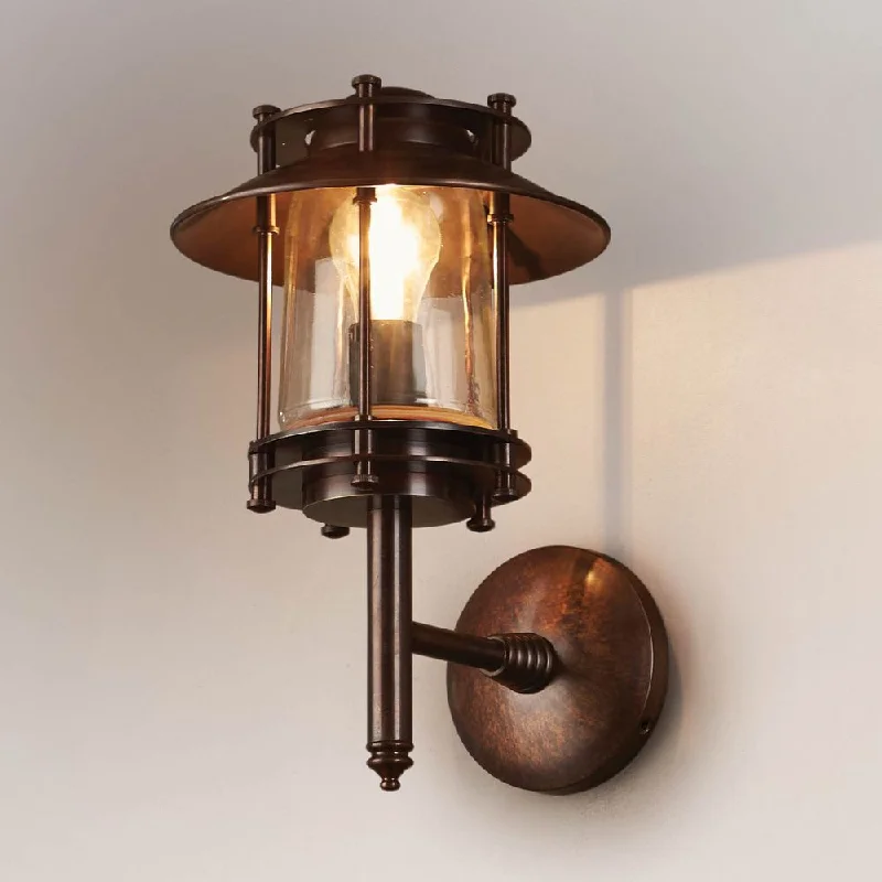 industrial style wall lamps with exposed bulbs for urban loftsTurner Wall Lamp Dark Brass