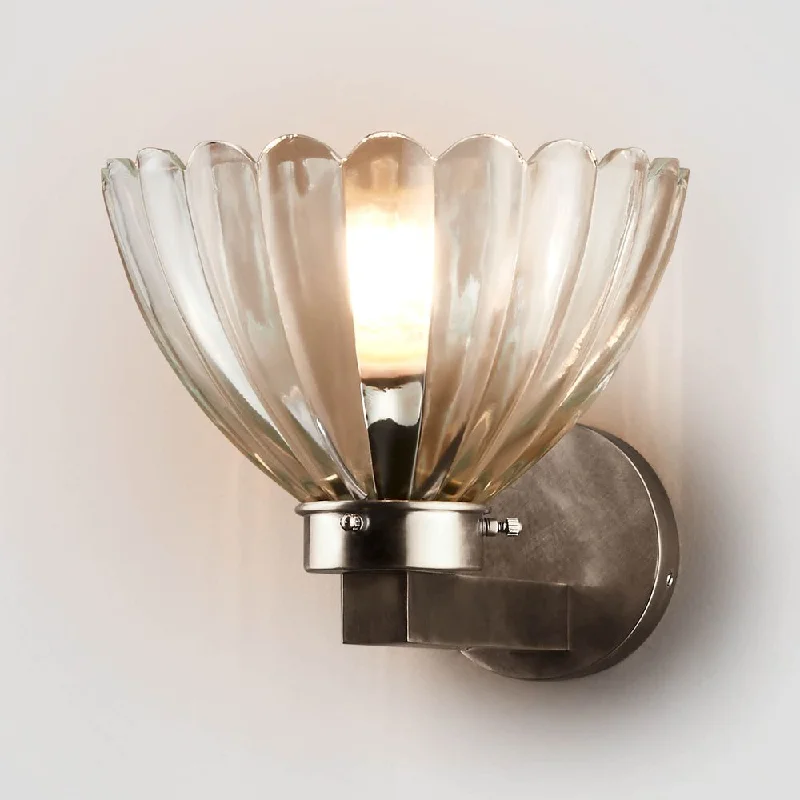 modern minimalist wall lamps for contemporary living roomsOtis Wall Light Antique Silver