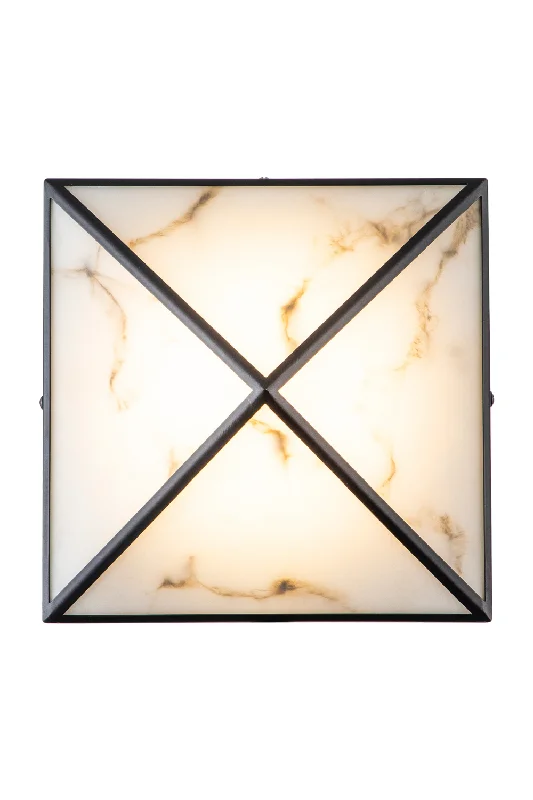 industrial style wall lamps with exposed bulbs for urban loftsGeometrical Alabaster Wall Lamp | Liang & Eimil Abacus