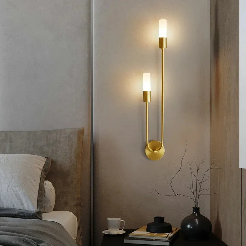 mid - century modern wall lamps with iconic shapes for a stylish studyHalom Wall Lamp