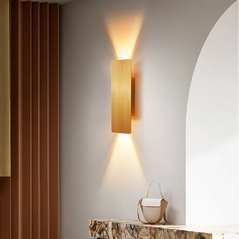 leather wall lamps with a distressed texture for a rugged and stylish lookIndira Wall Lamp