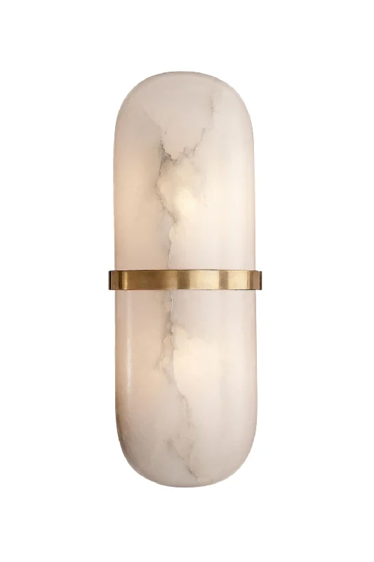 coastal style wall lamps with nautical elements for beachfront homesMarble Shade Wall Light | Andrew Martin Melange Capsule