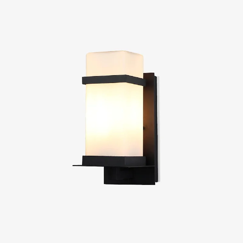 gothic style wall lamps with dark finishes for a mysterious libraryMcdade Outdoor Wall Light