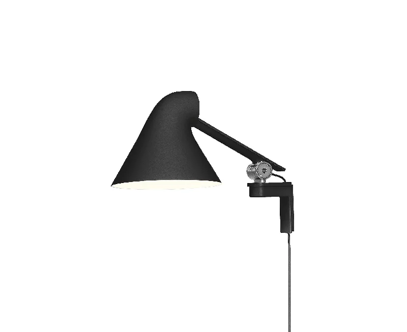 gothic style wall lamps with dark finishes for a mysterious libraryNJP Wall Lamp - Short Arm