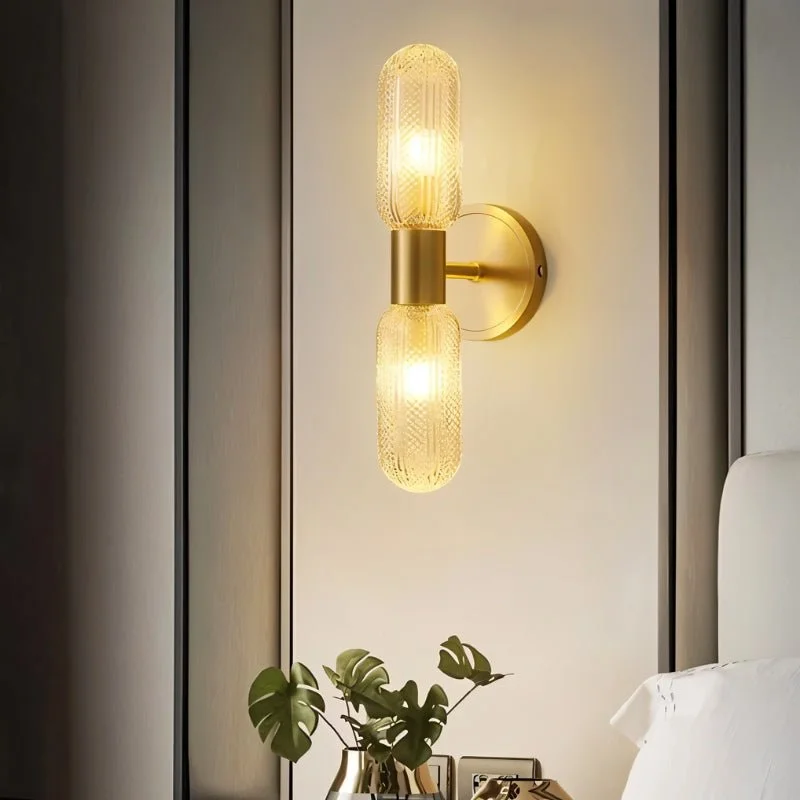 asian - inspired wall lamps with bamboo or paper shades for a zen - like Oyeta Wall Lamp