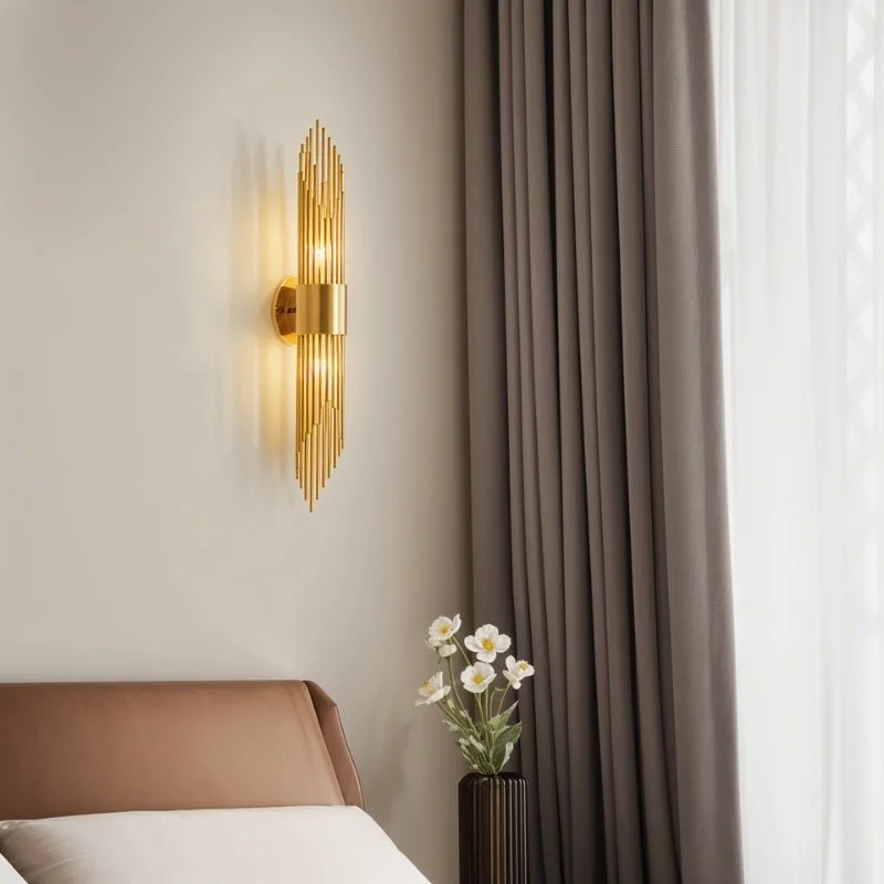 metal wall lamps with a matte black finish for a sleek and modern lookRocah Wall Lamp