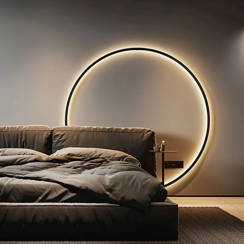 asian - inspired wall lamps with bamboo or paper shades for a zen - like Rondel Wall Lamp