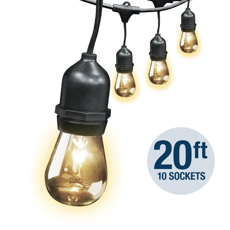 String Lights for Seasonal Decorations (Spring, Fall, etc.)20 ft. Incandescent String Light Set