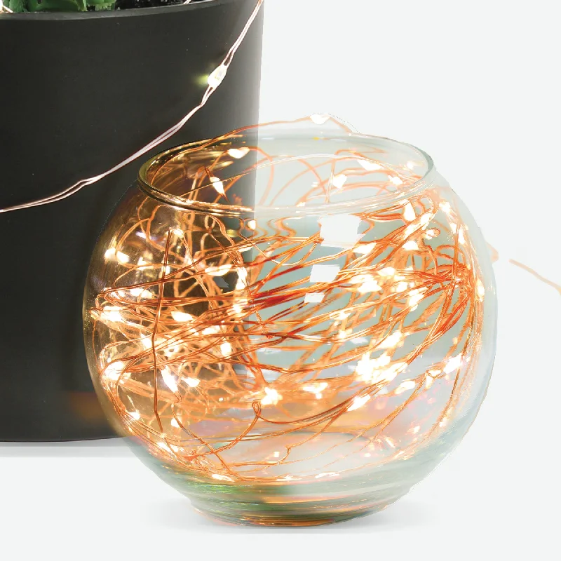 Fairy String Lights for Bedroom Decor30 ft. Warm White Copper Wire Fairy String Lights