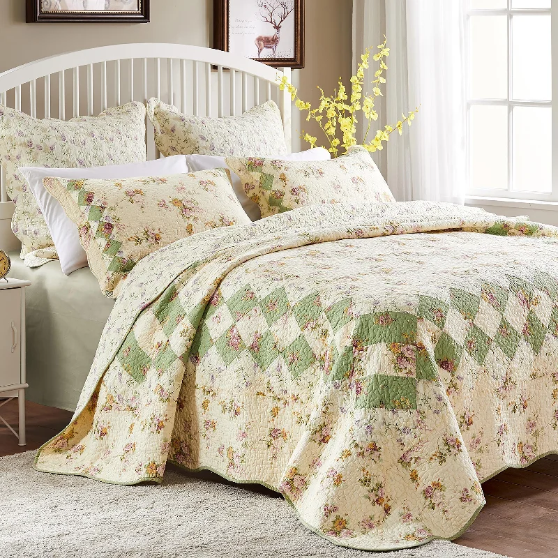 mid - century modern bedspreads with iconic shapes and colors for a stylish spaceDorothy Quilted Bedding Set, Twin mid - century modern bedspreads with iconic shapes and colors for a stylish spaceDorothy Quilted Bedding Set, Twin