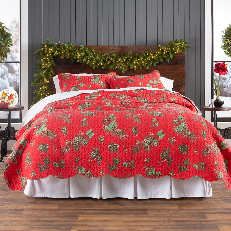 art deco bedspreads with geometric patterns for a retro - inspired bedroomHoliday Peaceful Pine Quilted Bedding Set, Full/Queen Set art deco bedspreads with geometric patterns for a retro - inspired bedroomHoliday Peaceful Pine Quilted Bedding Set, Full/Queen Set