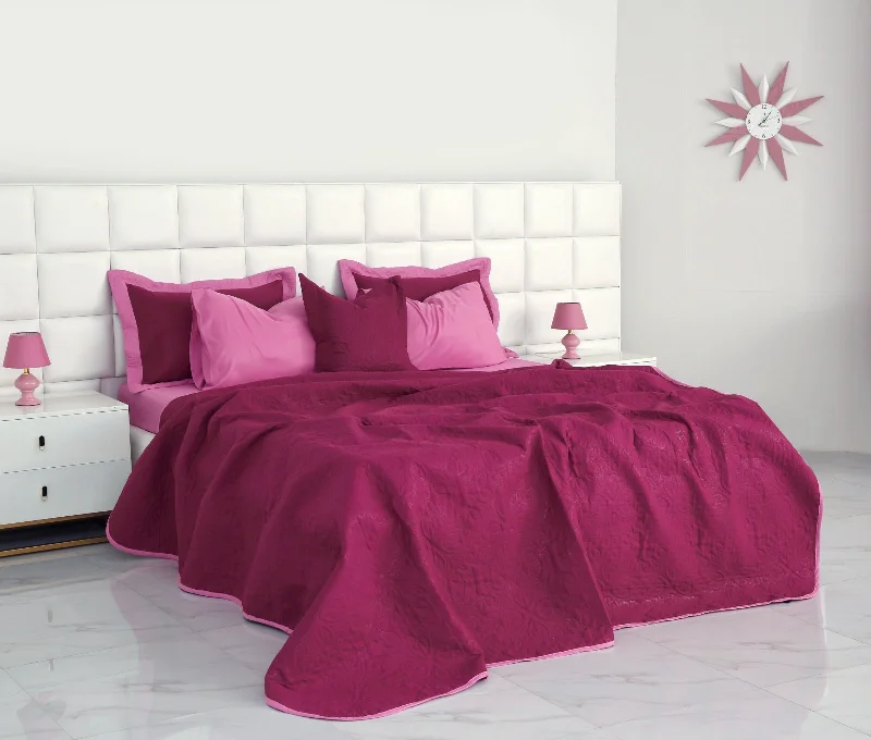 art deco bedspreads with geometric patterns for a retro - inspired bedroom7 PCs Ultrasonic Bed Spread Set-Lilac over Plum art deco bedspreads with geometric patterns for a retro - inspired bedroom7 PCs Ultrasonic Bed Spread Set-Lilac over Plum