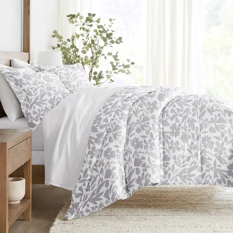 King - size comforters to fit large king - sized beds perfectlyAbstract Garden Patterned Down-Alternative Comforter Set King - size comforters to fit large king - sized beds perfectlyAbstract Garden Patterned Down-Alternative Comforter Set