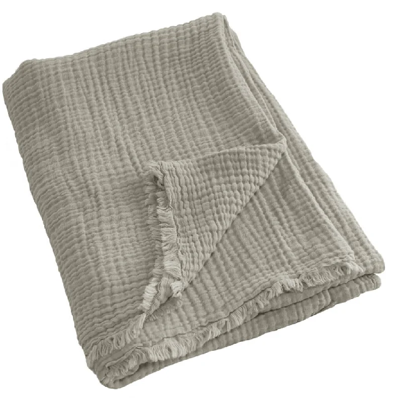 Rayon from bamboo blankets for a silky and breathable feelAlgodon Capri Cotton Throw Rayon from bamboo blankets for a silky and breathable feelAlgodon Capri Cotton Throw