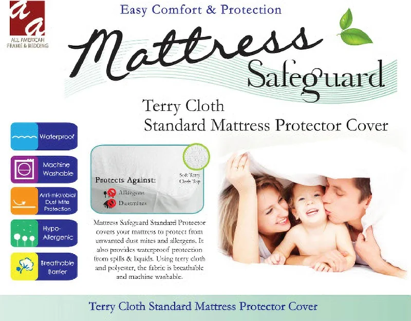 Hybrid mattresses combining foam and innerspring technologyMattress Safeguard Standard Mattress Protector 10"-14" All American Frame & Bedding Hybrid mattresses combining foam and innerspring technologyMattress Safeguard Standard Mattress Protector 10"-14" All American Frame & Bedding