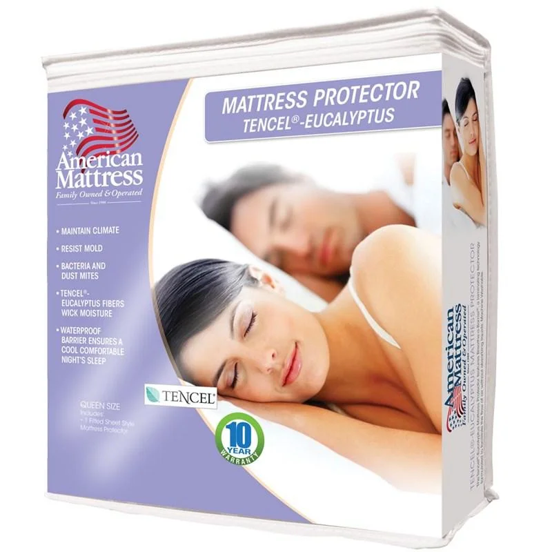 Innerspring mattresses with coil counts for supportTencel Mattress Protector