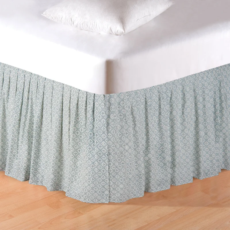 Bed skirts for beds with a rectangular frameBed skirts for adjustable - height bedsAmherst Blue Queen Bed Skirt Bed skirts for beds with a rectangular frameBed skirts for adjustable - height bedsAmherst Blue Queen Bed Skirt