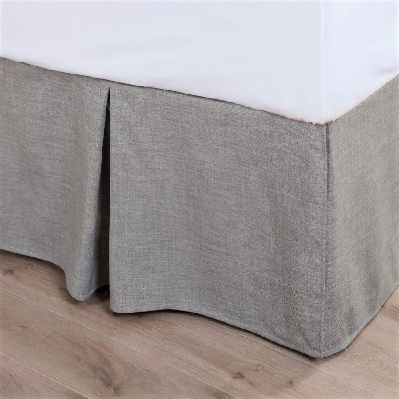 Bed skirts for beds with a slatted frameBed skirts for beds with a fabric - covered frameAspen Taupe Linen Bed Skirt Bed skirts for beds with a slatted frameBed skirts for beds with a fabric - covered frameAspen Taupe Linen Bed Skirt