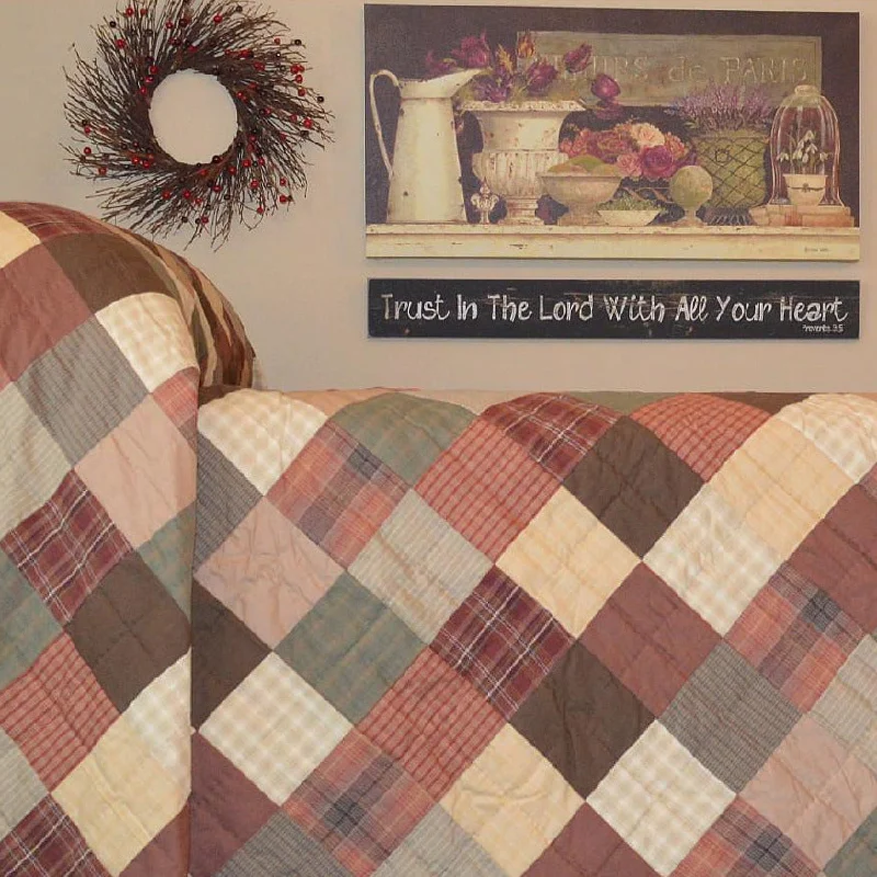 victorian style bedspreads with intricate embroidery for a classic and elegant touchAutumn Plaid Hand Quilted Bedspread Quilt victorian style bedspreads with intricate embroidery for a classic and elegant touchAutumn Plaid Hand Quilted Bedspread Quilt