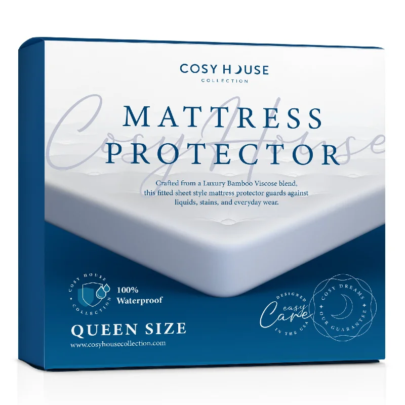 Bamboo - charcoal infused mattresses for odor absorptionLuxury Mattress Protector
