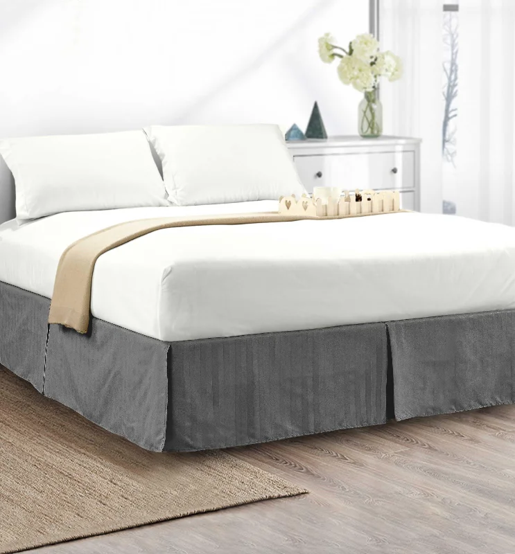 Bed skirts for beds with a curved frameBed skirts for beds with a curved frameElegant Comfort 1-Piece Stripe Bed Skirt - 14 inch Drop Bed skirts for beds with a curved frameBed skirts for beds with a curved frameElegant Comfort 1-Piece Stripe Bed Skirt - 14 inch Drop