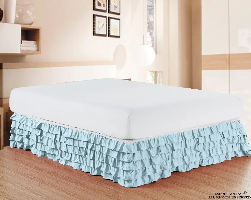 Bed skirts for beds with a metal frameBed skirts for beds with a square frameElegant Comfort Multi-Ruffle Bed Skirt - 15 inch Drop - Classy Bed skirt Bed skirts for beds with a metal frameBed skirts for beds with a square frameElegant Comfort Multi-Ruffle Bed Skirt - 15 inch Drop - Classy Bed skirt