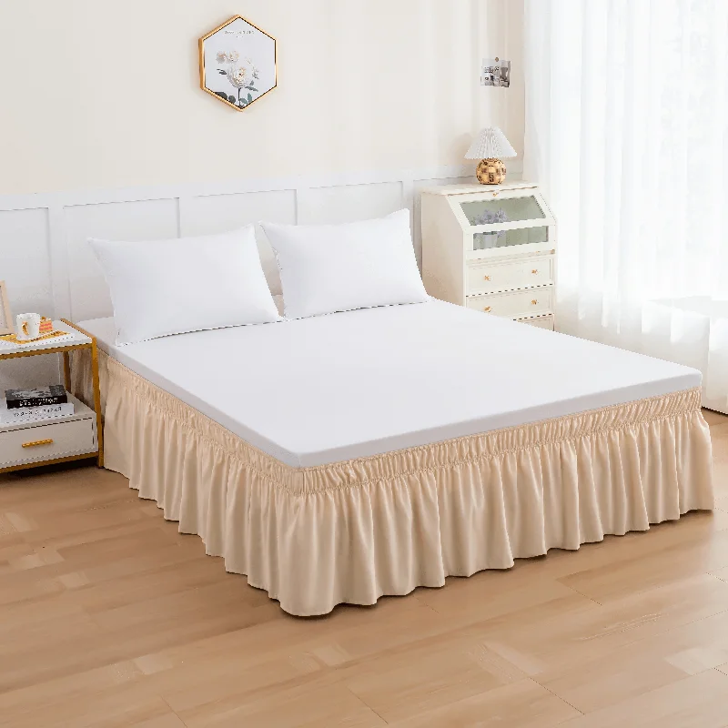 Bed skirts for beds with a fabric - covered frameBed skirts for beds with a fabric - covered frameElegant Comfort Ruffle Bed Skirt - Around Style Elastic Bed Wrap - 16 inch Drop Bed skirts for beds with a fabric - covered frameBed skirts for beds with a fabric - covered frameElegant Comfort Ruffle Bed Skirt - Around Style Elastic Bed Wrap - 16 inch Drop