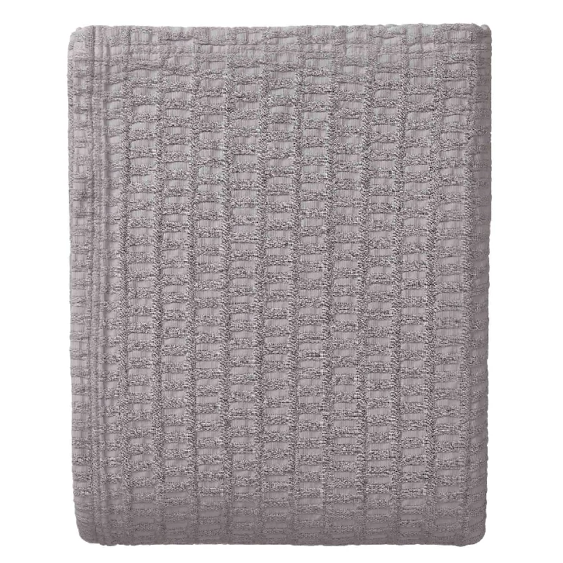 industrial style bedspreads with a rugged look for urban loftsNovas cotton bedspread [Grey]