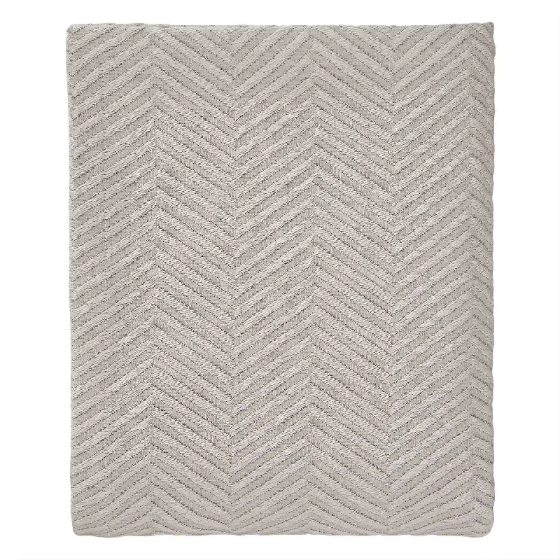 bohemian bedspreads with vibrant colors and patterns for an eclectic decorLixa Cotton Bedspread [Grey melange]