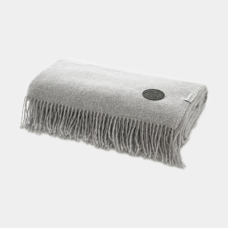modern minimalist bedspreads for contemporary bedroomsBergen - Grey Throw 130x180cm