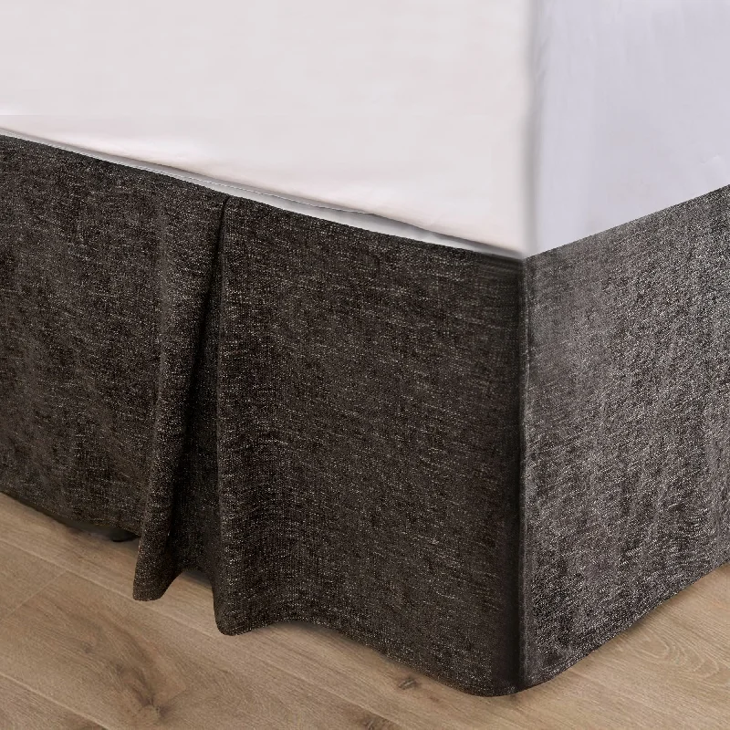 Bed skirts for water beds to give them a more traditional lookBed skirts for beds with a square frameBlack Chenille Bed Skirt Bed skirts for water beds to give them a more traditional lookBed skirts for beds with a square frameBlack Chenille Bed Skirt
