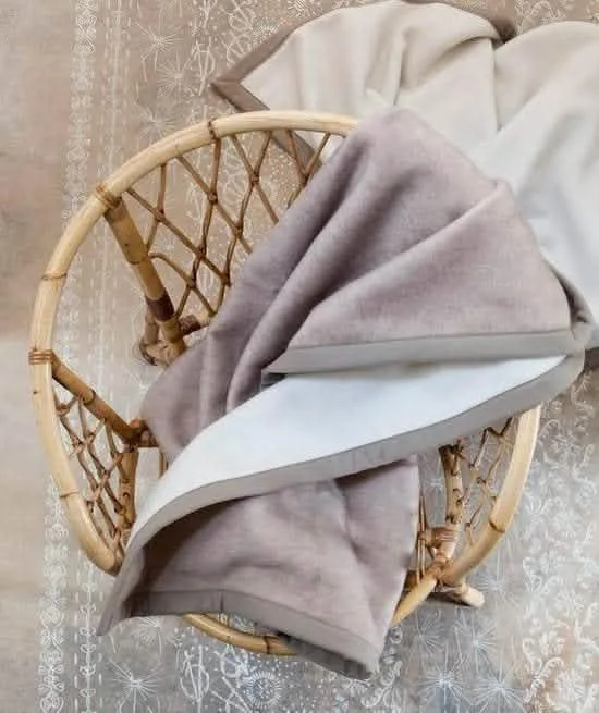 Linen blankets with a rustic and textured lookSherpa Blanket