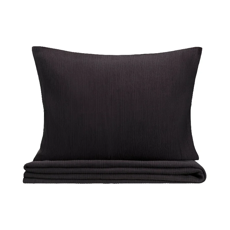 Polyester - filled duvets known for their durability and easy careCambria Charcoal Duvet Polyester - filled duvets known for their durability and easy careCambria Charcoal Duvet