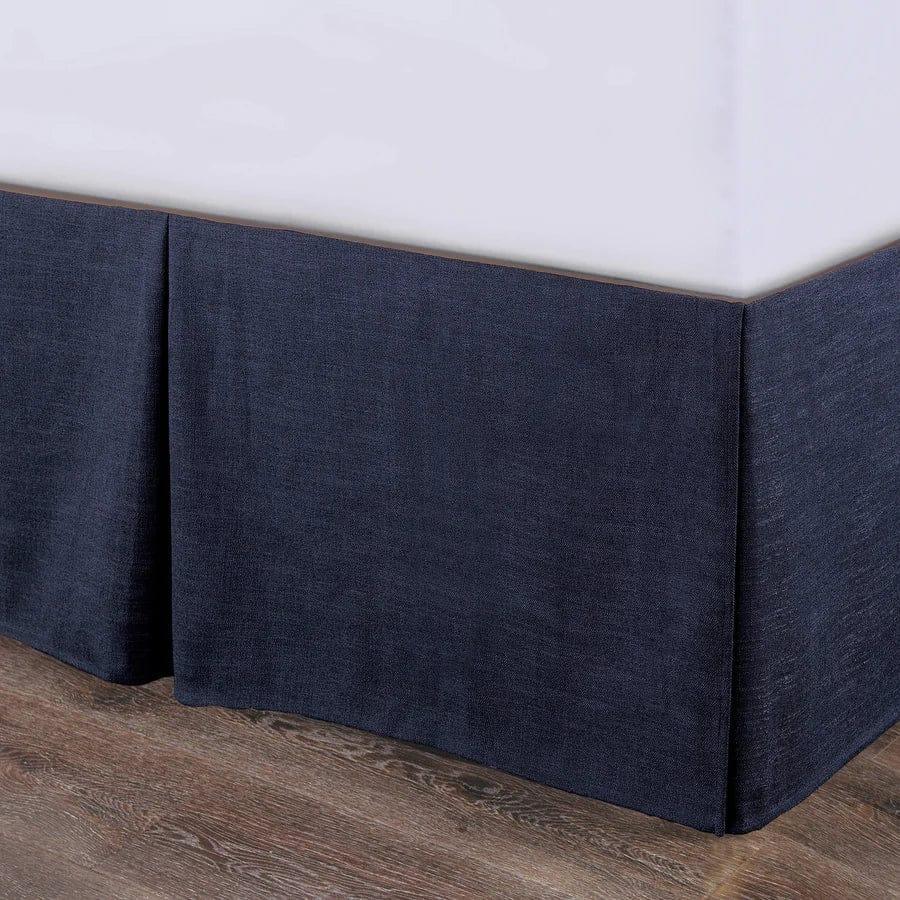 Bed skirts for beds with a leather - upholstered frameBed skirts for adjustable - height bedsCamden Navy Bed Skirt Bed skirts for beds with a leather - upholstered frameBed skirts for adjustable - height bedsCamden Navy Bed Skirt