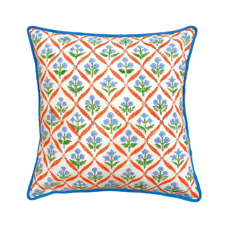 Memory - foam - infused duvets for added body - contouring comfortCamila Orange Block Print Throw Pillow Memory - foam - infused duvets for added body - contouring comfortCamila Orange Block Print Throw Pillow