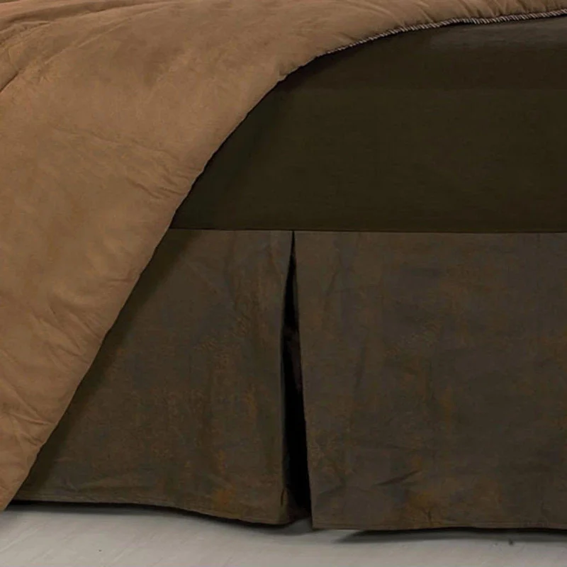Bed skirts for beds with a platform - style frameBed skirts for beds with a curved frameChocolate Brown Faux Leather Bed Skirt Bed skirts for beds with a platform - style frameBed skirts for beds with a curved frameChocolate Brown Faux Leather Bed Skirt