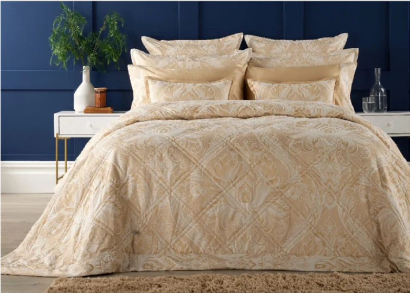 modern minimalist bedspreads for contemporary bedroomsChristy "Fairfield" Jacquard Comforter & Bedspread Sets in Gold modern minimalist bedspreads for contemporary bedroomsChristy "Fairfield" Jacquard Comforter & Bedspread Sets in Gold