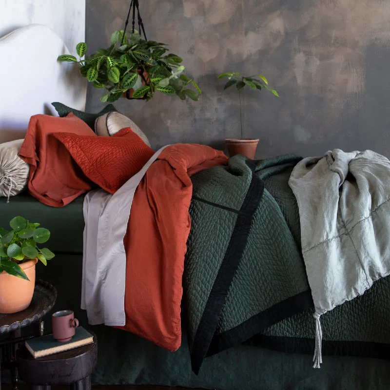 modern minimalist bedspreads for contemporary bedroomsCirillo Coverlet