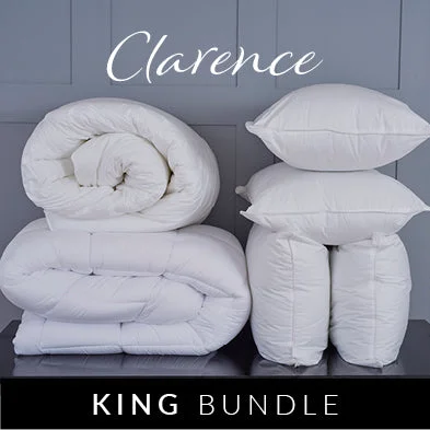 Silk - filled duvets for a luxurious and smooth sleeping experienceClarence 600gsm King Bundle Silk - filled duvets for a luxurious and smooth sleeping experienceClarence 600gsm King Bundle