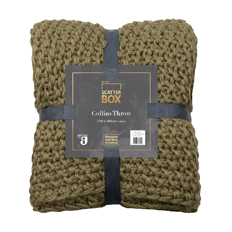 Bamboo fiber blankets with natural antibacterial propertiesCollins Throw