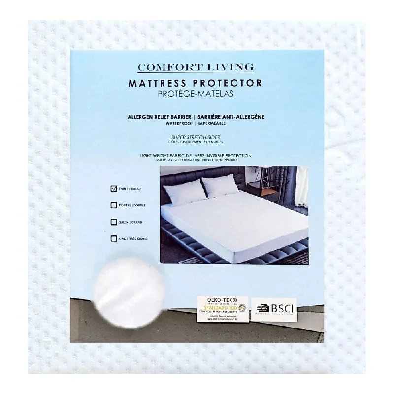 Latex mattresses with natural bounce and breathabilityComfort Living Jersey Waterproof Mattress Protector-Easy Care, Allergy Free, Light Weight, Smooth and Super Stretched Sides Latex mattresses with natural bounce and breathabilityComfort Living Jersey Waterproof Mattress Protector-Easy Care, Allergy Free, Light Weight, Smooth and Super Stretched Sides