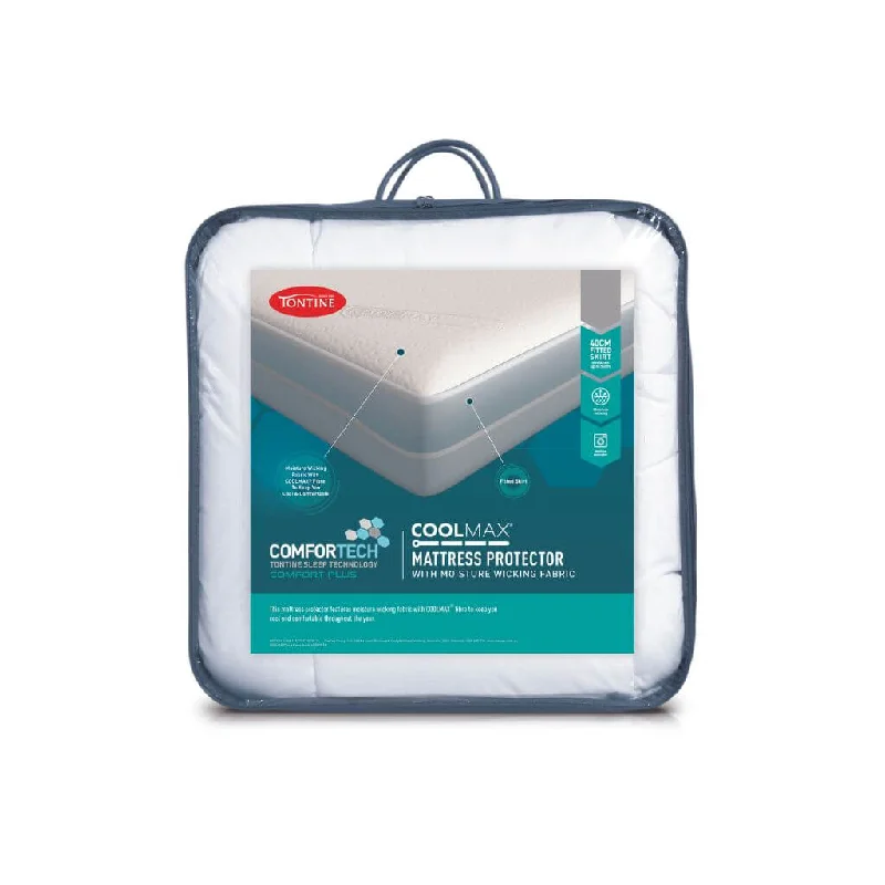 Gel - infused memory foam mattresses for cooler sleepComfortech Coolmax Mattress Protector Gel - infused memory foam mattresses for cooler sleepComfortech Coolmax Mattress Protector