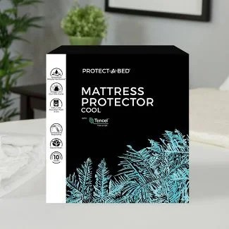 Bamboo - charcoal infused mattresses for odor absorptionCool Tencel Waterproof Mattress Protector 10"-14"" by PROTECT-A-BED® Bamboo - charcoal infused mattresses for odor absorptionCool Tencel Waterproof Mattress Protector 10"-14"" by PROTECT-A-BED®
