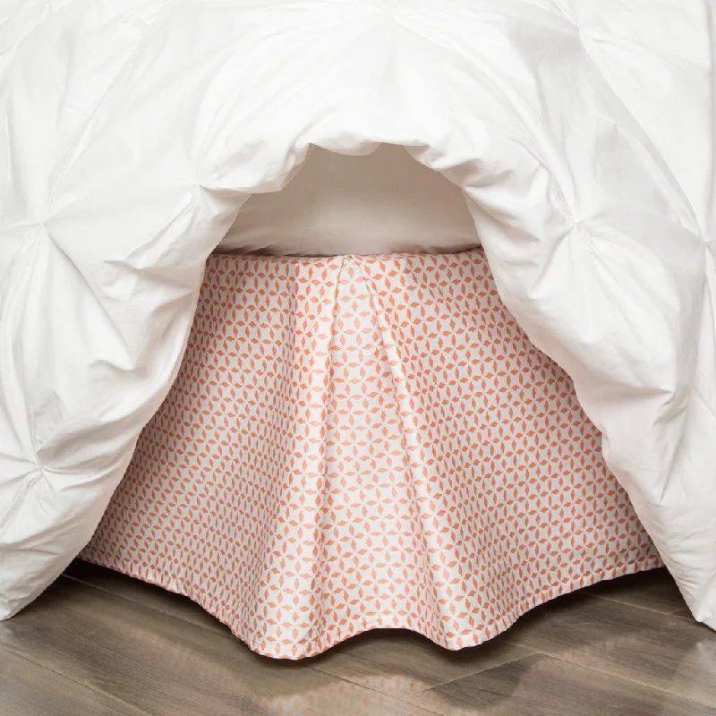 Bed skirts for beds with a curved frameBed skirts for beds with a canopy frameCoral Morning Glory Bed Skirt Bed skirts for beds with a curved frameBed skirts for beds with a canopy frameCoral Morning Glory Bed Skirt