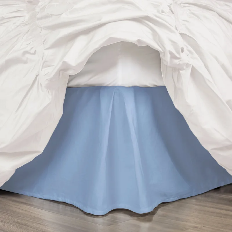 Bed skirts for beds with a modern - angular frameBed skirts for adjustable - height bedsCornflower Blue Pleated Bed Skirt Bed skirts for beds with a modern - angular frameBed skirts for adjustable - height bedsCornflower Blue Pleated Bed Skirt