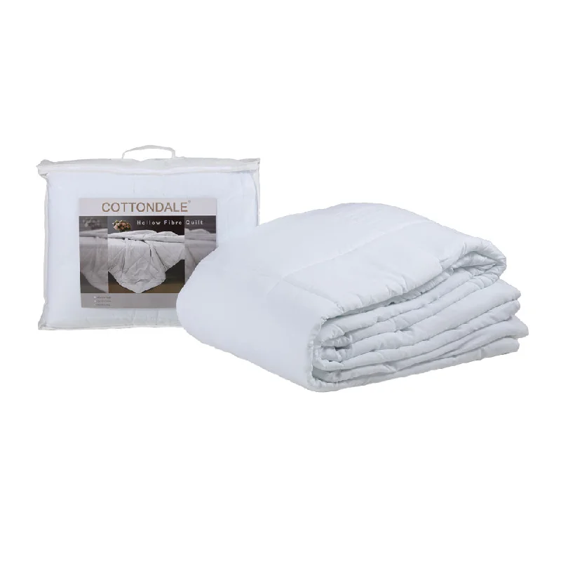 Memory - foam - infused duvets for added body - contouring comfortCottondale Hollowfibre Quilt