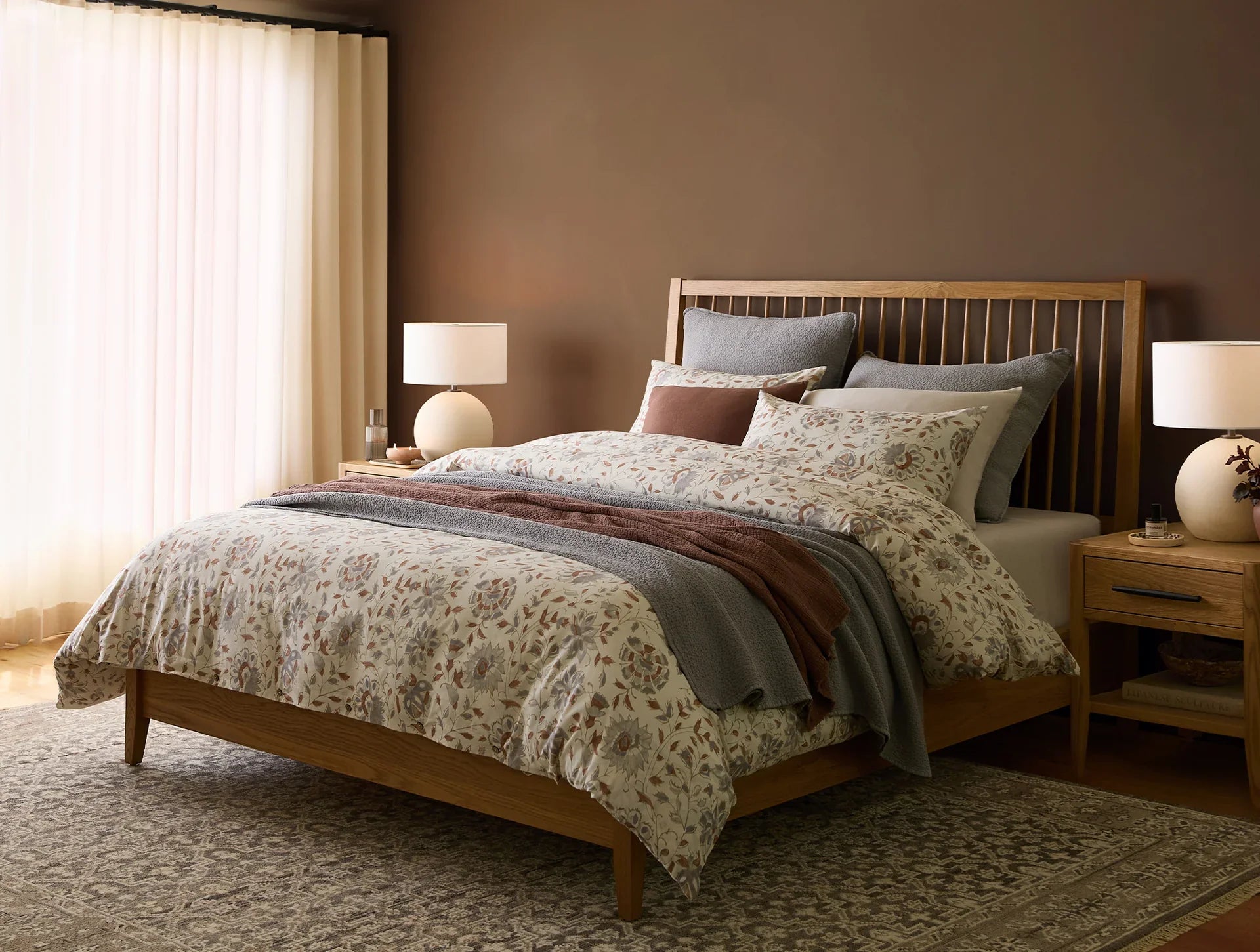 King - size duvets to perfectly fit large king - sized bedsCoyuchi + Rejuvination Flora Organic Print Duvet Cover King - size duvets to perfectly fit large king - sized bedsCoyuchi + Rejuvination Flora Organic Print Duvet Cover