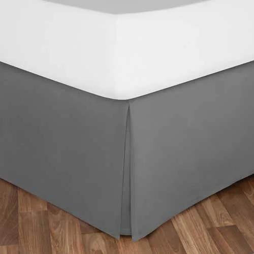 Bed skirts for beds with a curved frameBed skirts for beds with a curved frame11 Inches Drop Bed Skirt Dark Grey Egyptian Cotton 1000TC Bed skirts for beds with a curved frameBed skirts for beds with a curved frame11 Inches Drop Bed Skirt Dark Grey Egyptian Cotton 1000TC