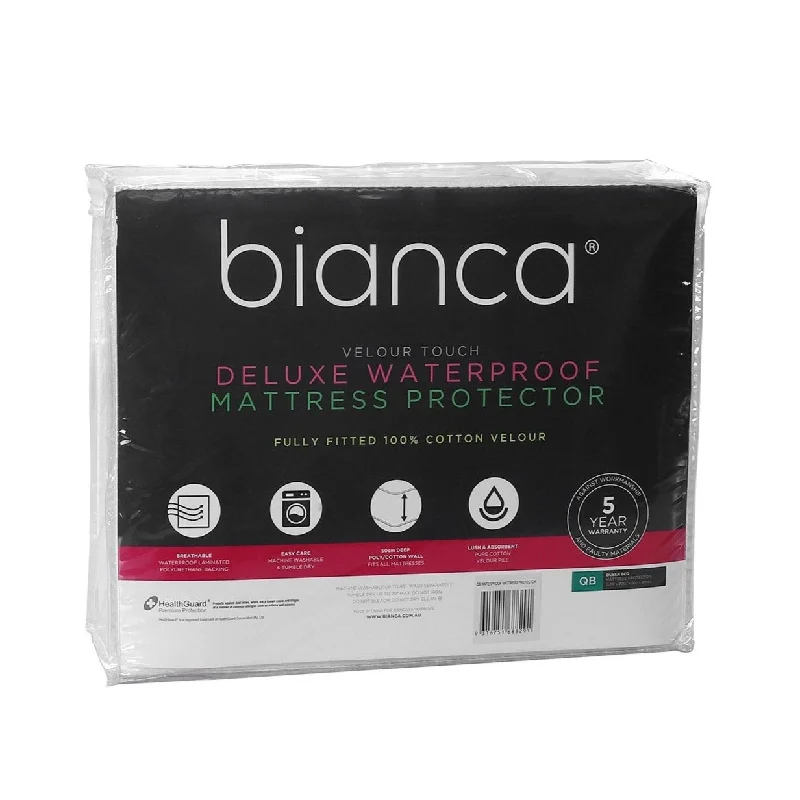 Innerspring mattresses with coil counts for supportDeluxe Waterproof Cotton Velour Mattress Protector by Bianca Innerspring mattresses with coil counts for supportDeluxe Waterproof Cotton Velour Mattress Protector by Bianca